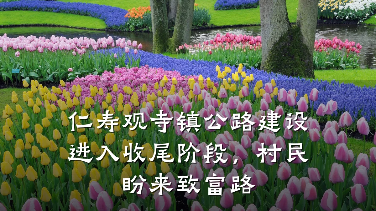 仁寿观寺镇公路建设进入收尾阶段,村民盼来致富路