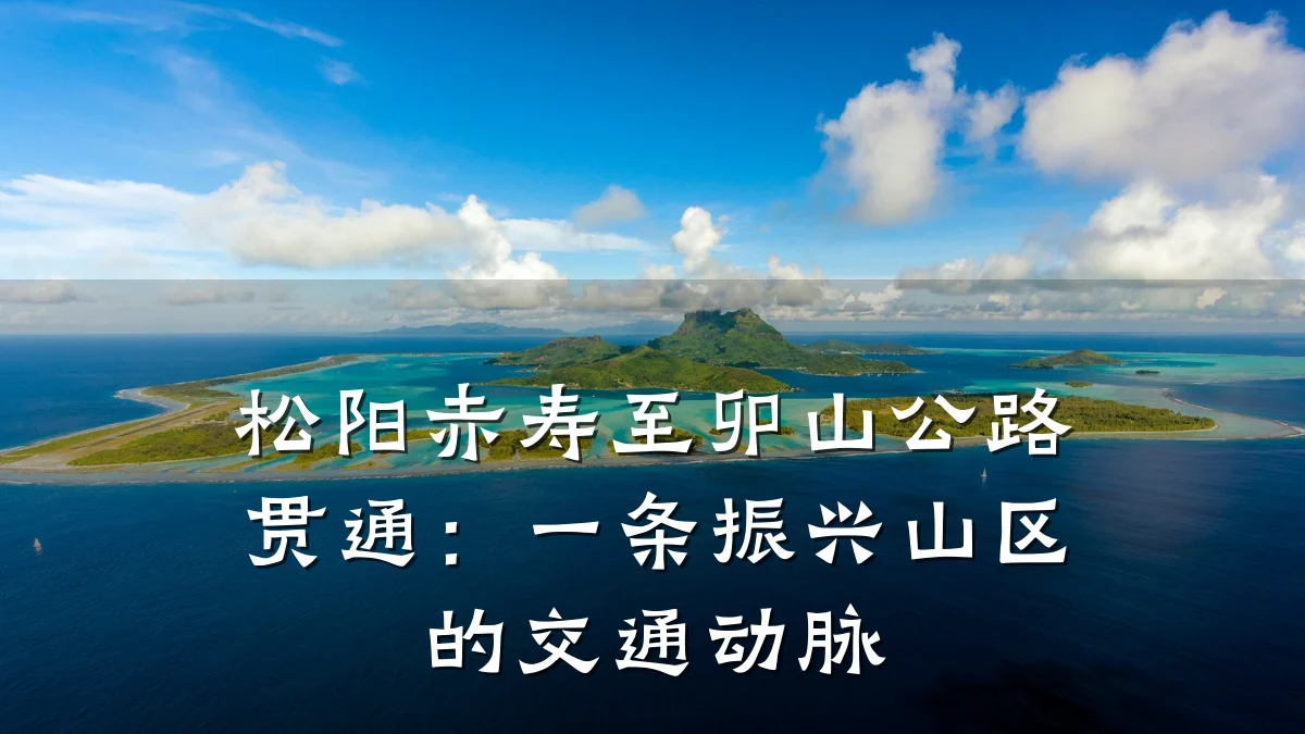 松阳赤寿至卯山公路贯通：一条振兴山区的交通动脉