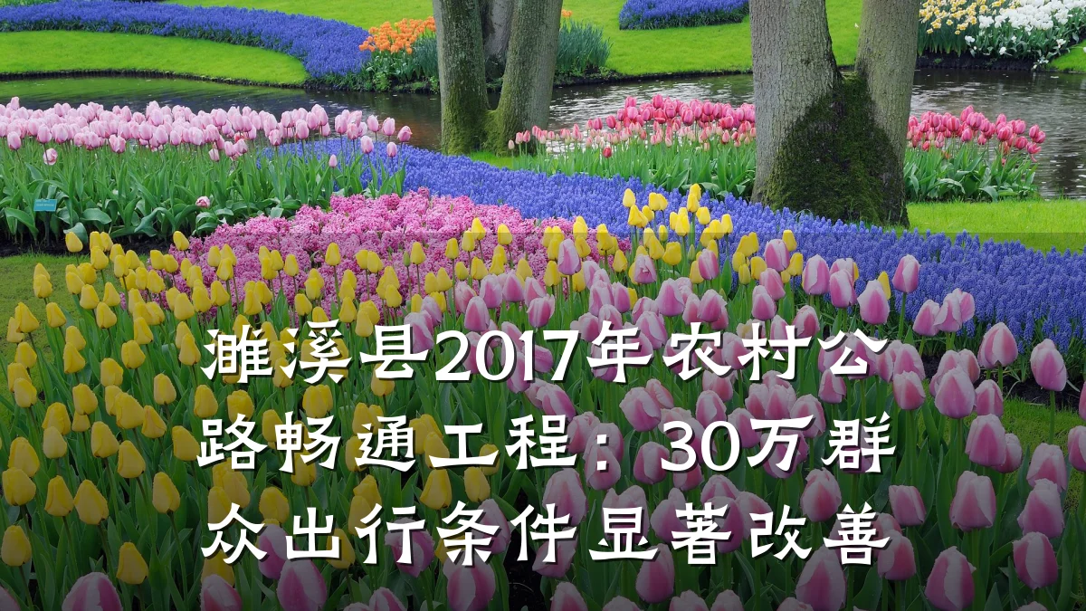濉溪县2017年农村公路畅通工程:30万群众出行条件显著改善