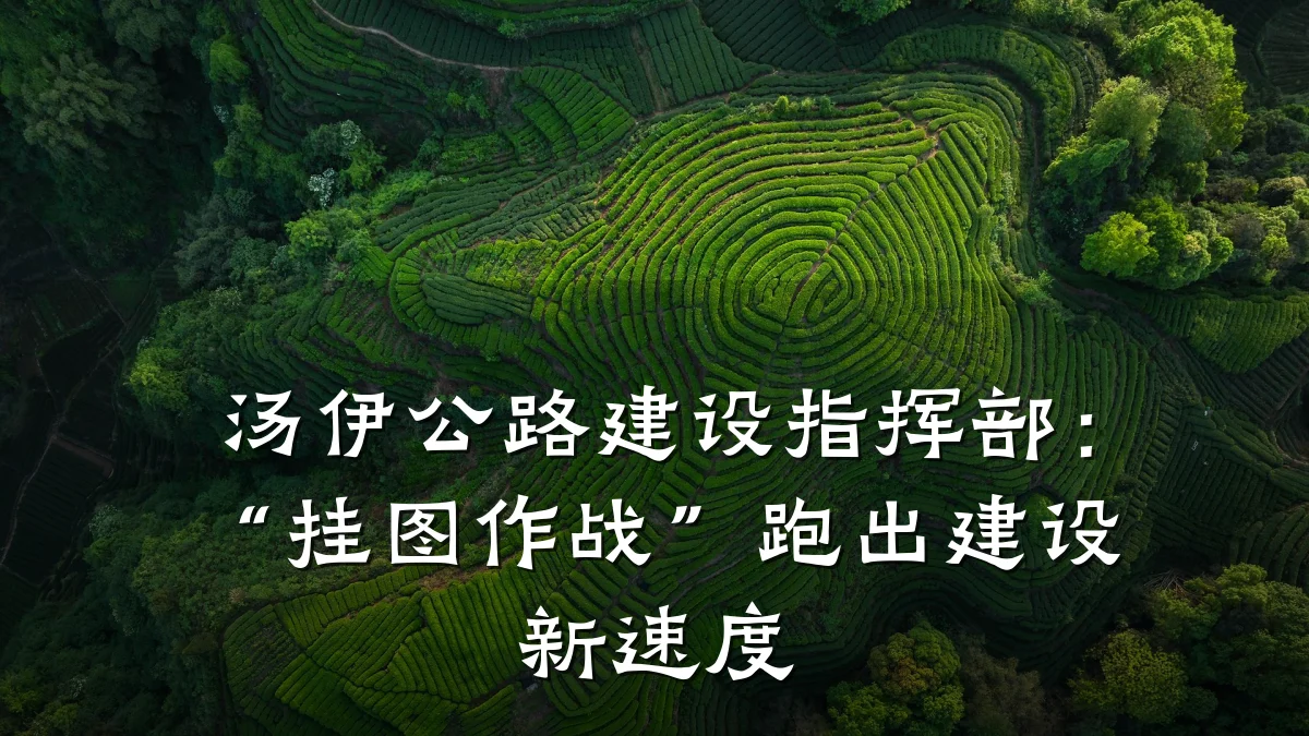 汤伊公路建设指挥部:“挂图作战”跑出建设新速度