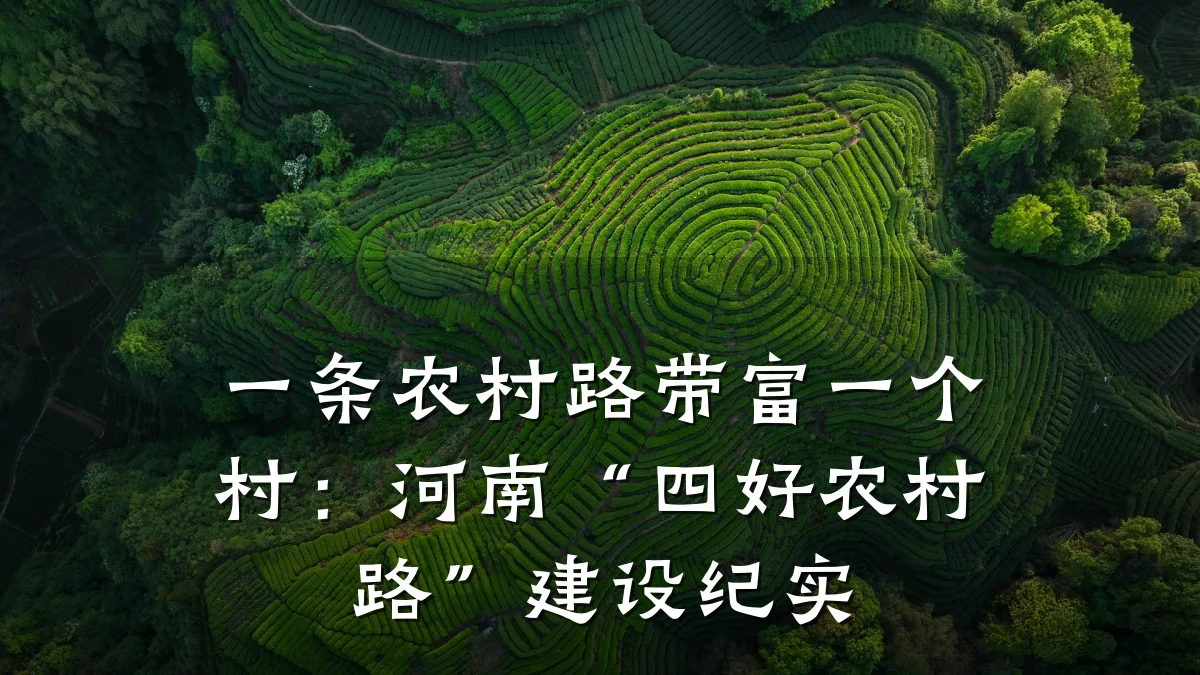 一条农村路带富一个村:河南“四好农村路”建设纪实