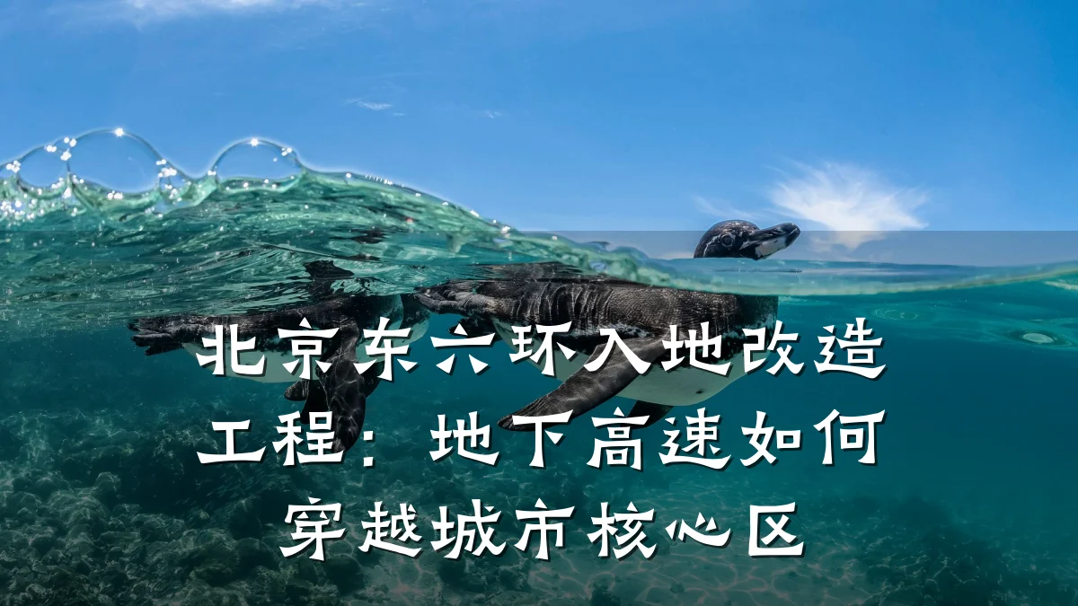 北京东六环入地改造工程：地下高速如何穿越城市核心区