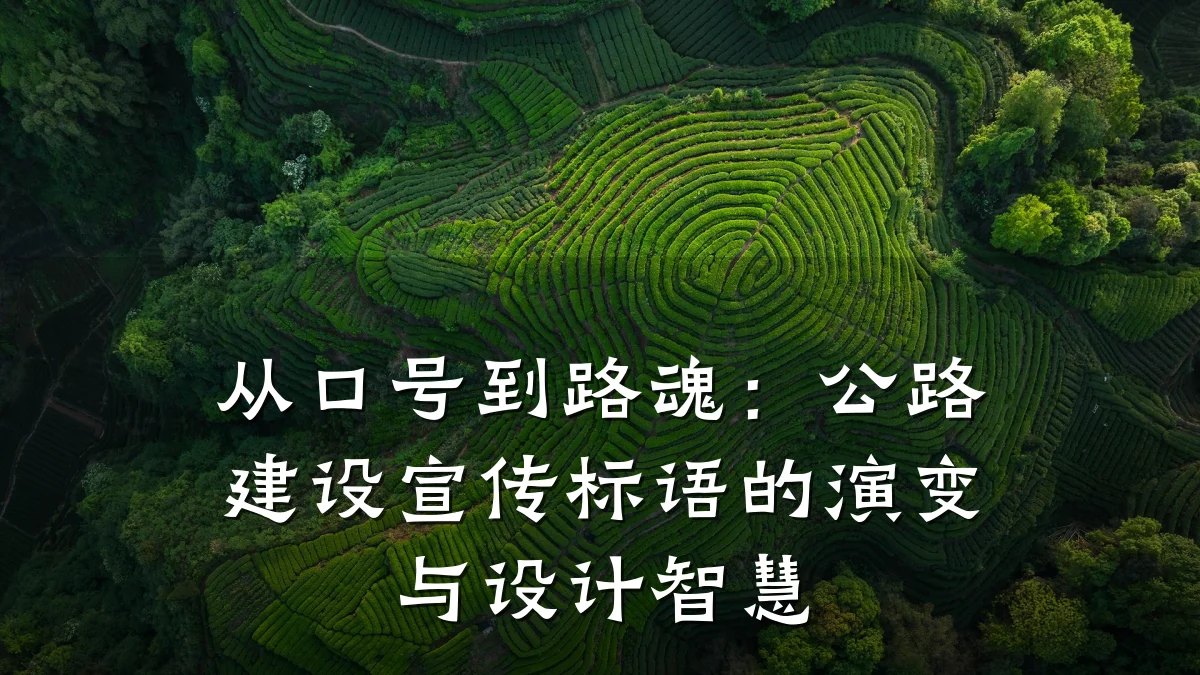 从口号到路魂：公路建设宣传标语的演变与设计智慧