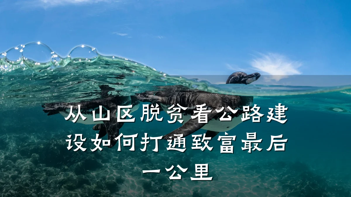 从山区脱贫看公路建设如何打通致富最后一公里
