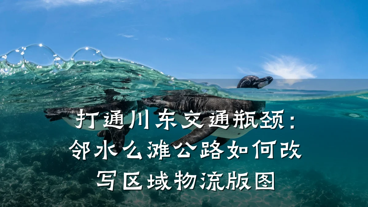 打通川东交通瓶颈:邻水么滩公路如何改写区域物流版图