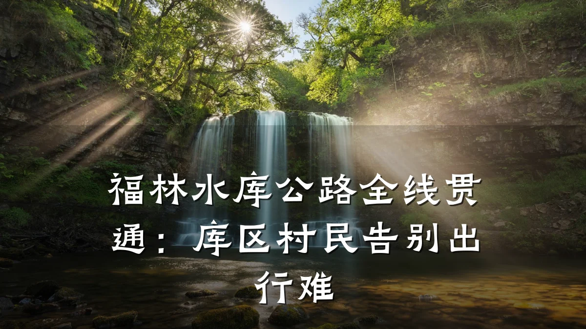 福林水库公路全线贯通:库区村民告别出行难