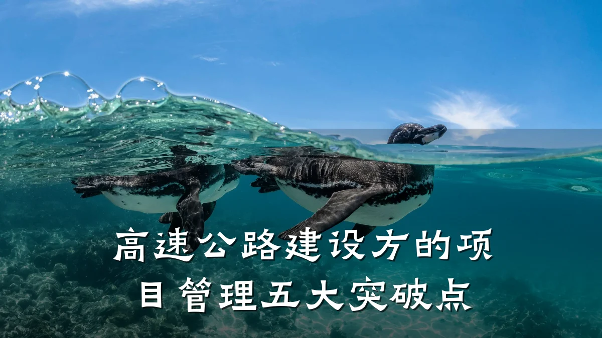 高速公路建设方的项目管理五大突破点