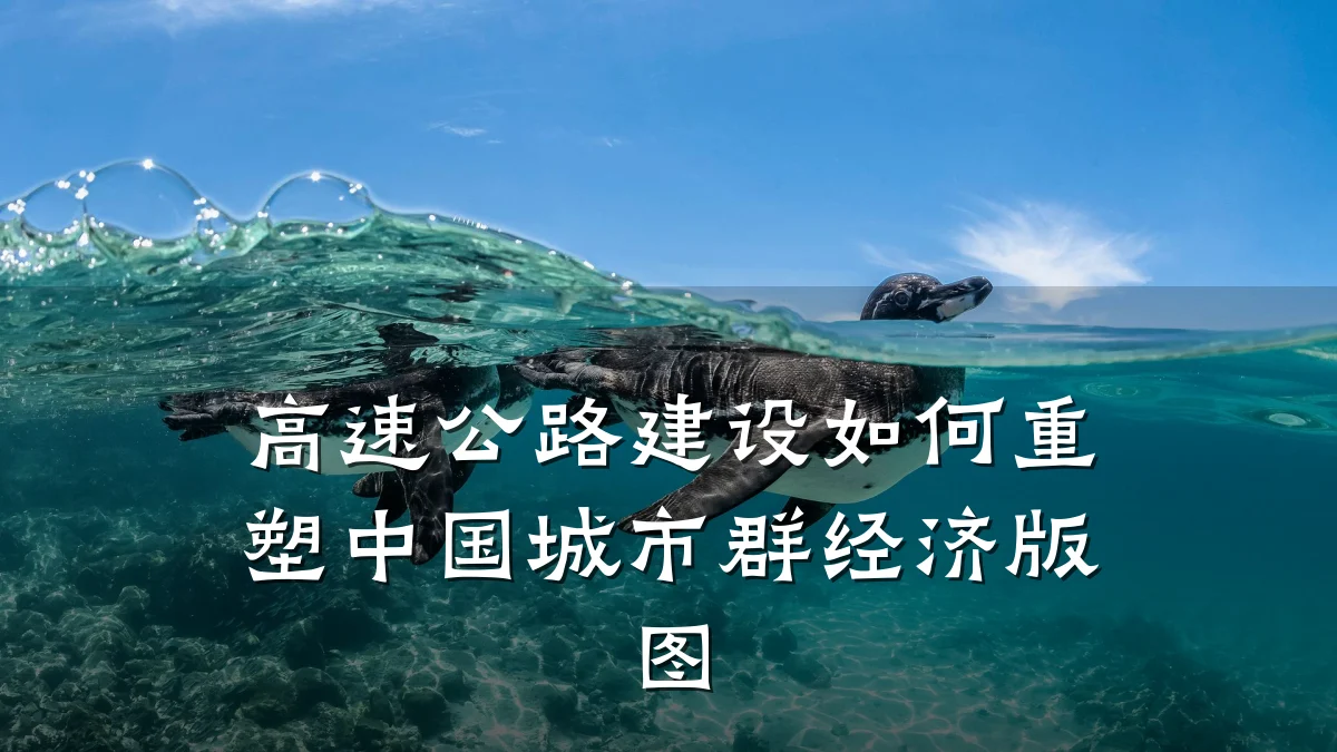 高速公路建设如何重塑中国城市群经济版图