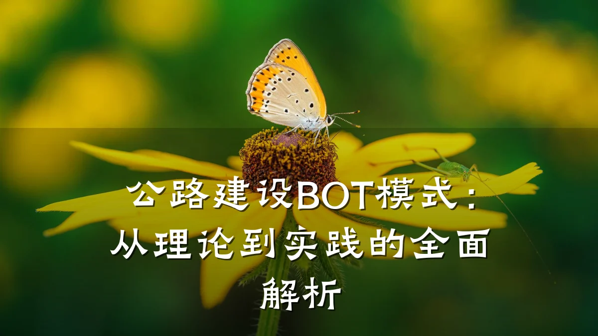 公路建设BOT模式:从理论到实践的全面解析