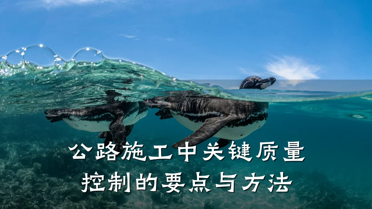 公路施工中关键质量控制的要点与方法