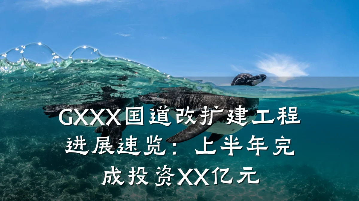 GXXX国道改扩建工程进展速览:上半年完成投资XX亿元
