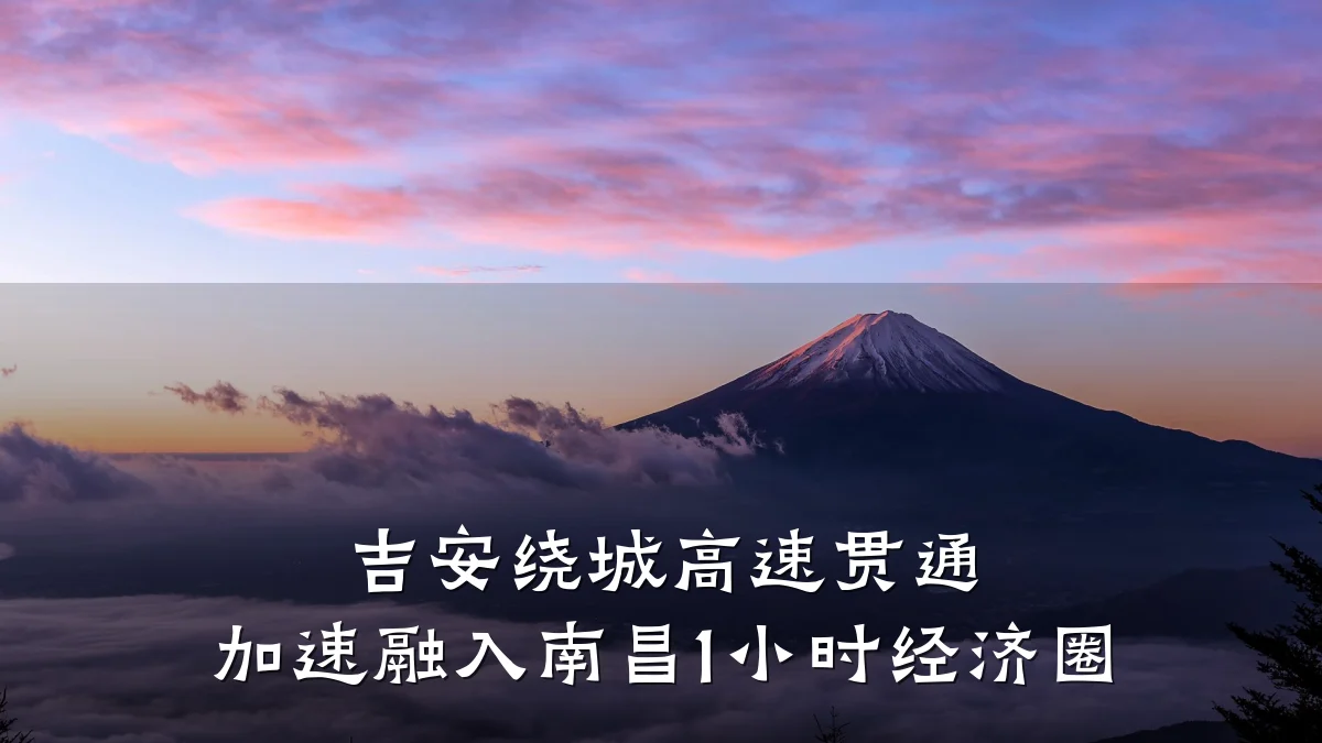 吉安绕城高速贯通 加速融入南昌1小时经济圈