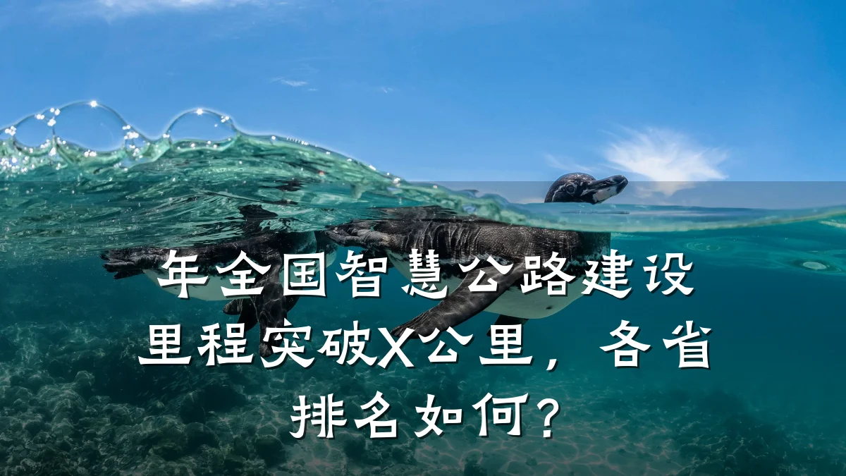 年全国智慧公路建设里程突破X公里,各省排名如何?