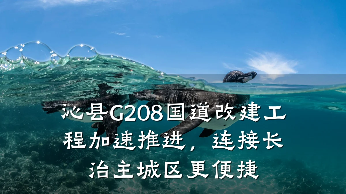 沁县G208国道改建工程加速推进,连接长治主城区更便捷