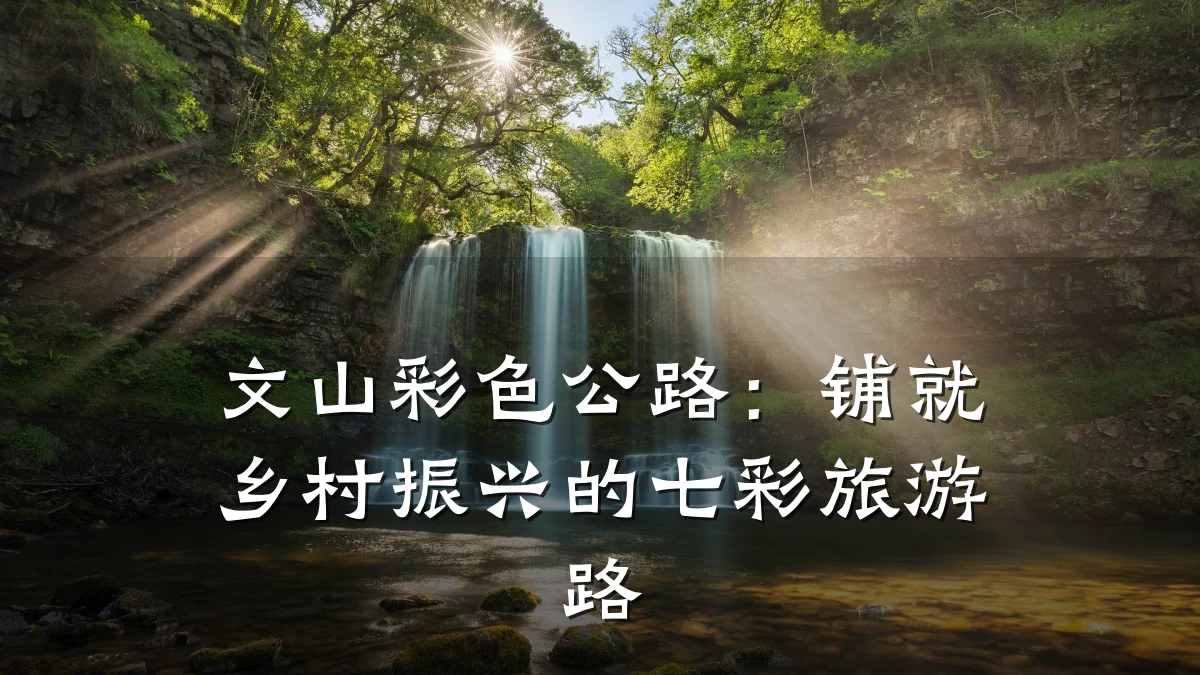 文山彩色公路:铺就乡村振兴的七彩旅游路