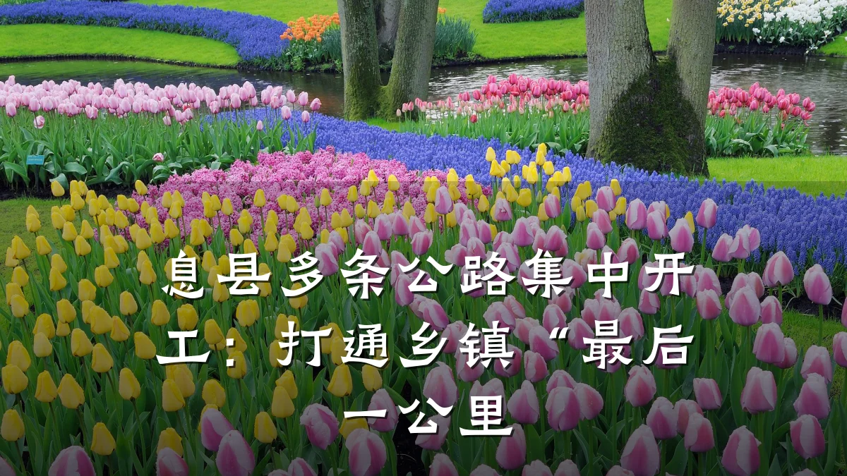 息县多条公路集中开工：打通乡镇“最后一公里