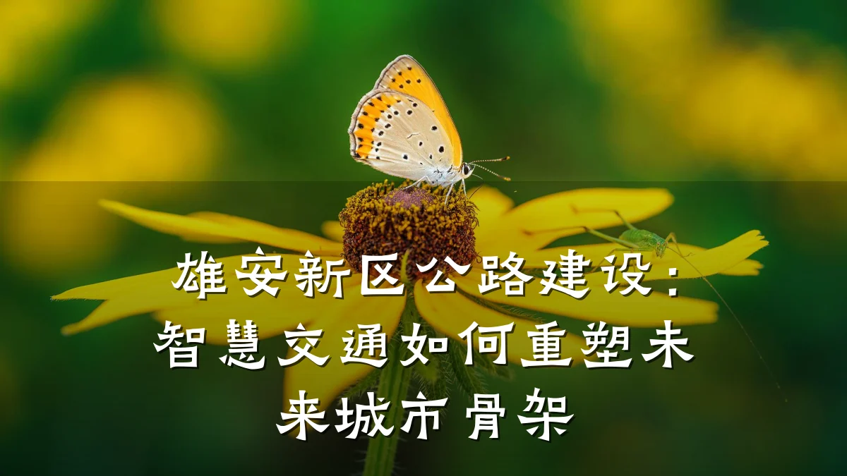 雄安新区公路建设：智慧交通如何重塑未来城市骨架