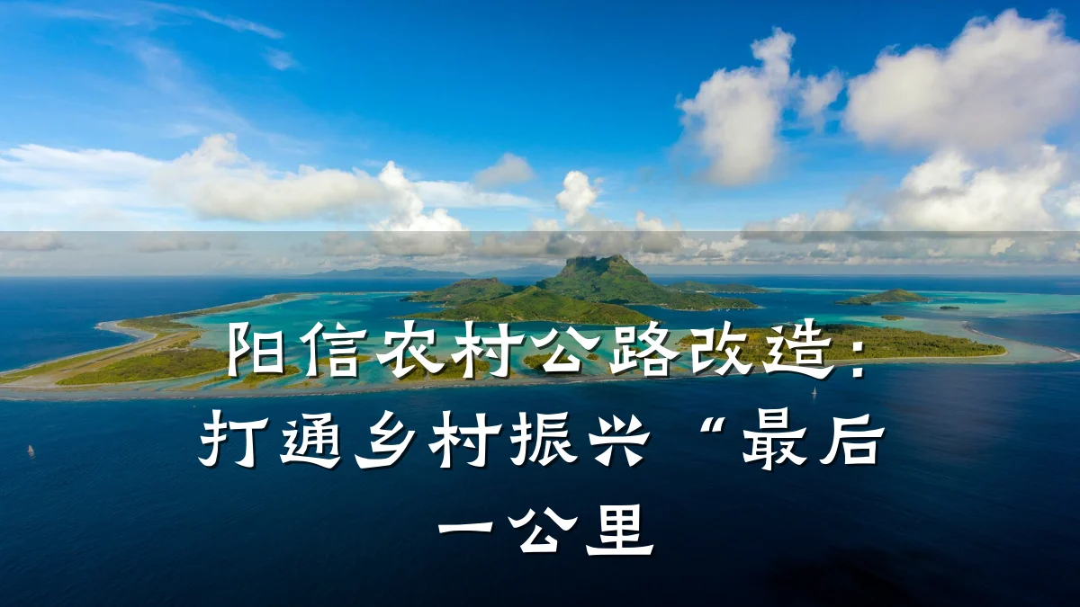 阳信农村公路改造:打通乡村振兴“最后一公里