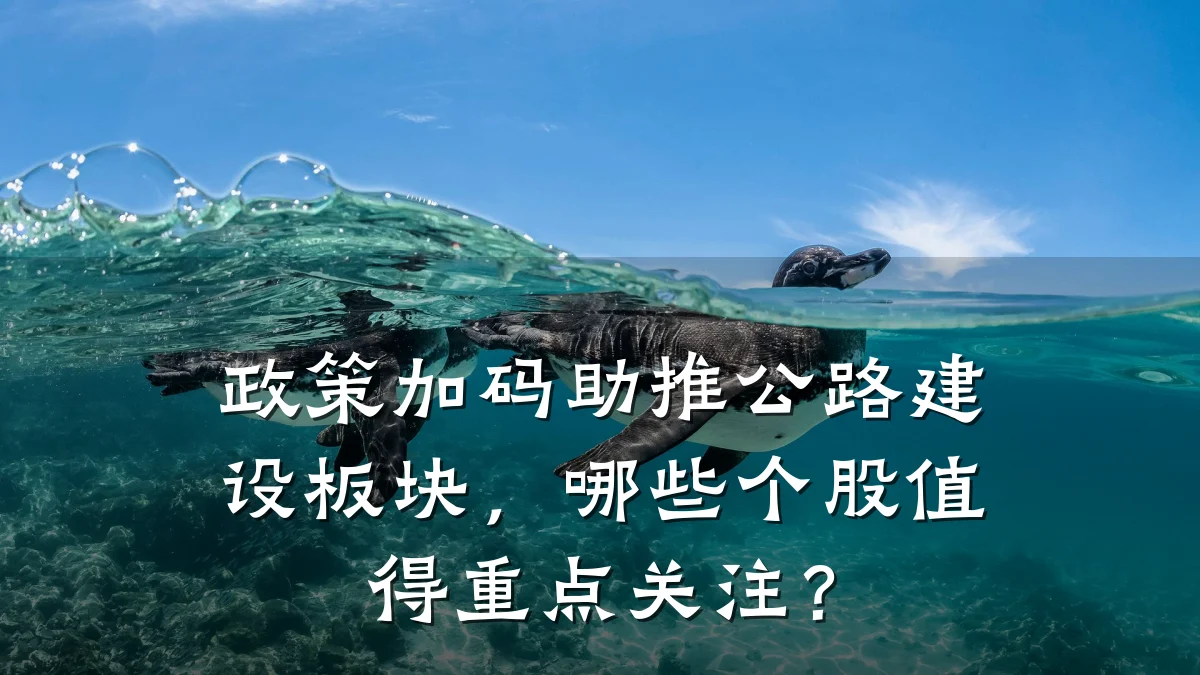 政策加码助推公路建设板块,哪些个股值得重点关注?