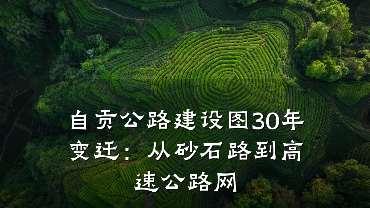自贡公路建设图30年变迁：从砂石路到高速公路网