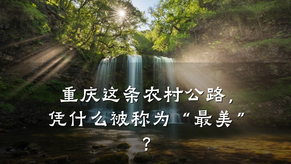 重庆这条农村公路,凭什么被称为“最美”?