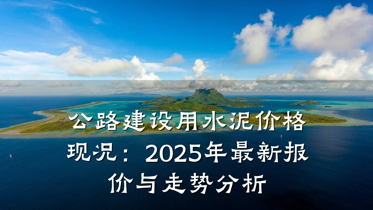 公路建设用水泥价格现况：2025年最新报价与走势分析
