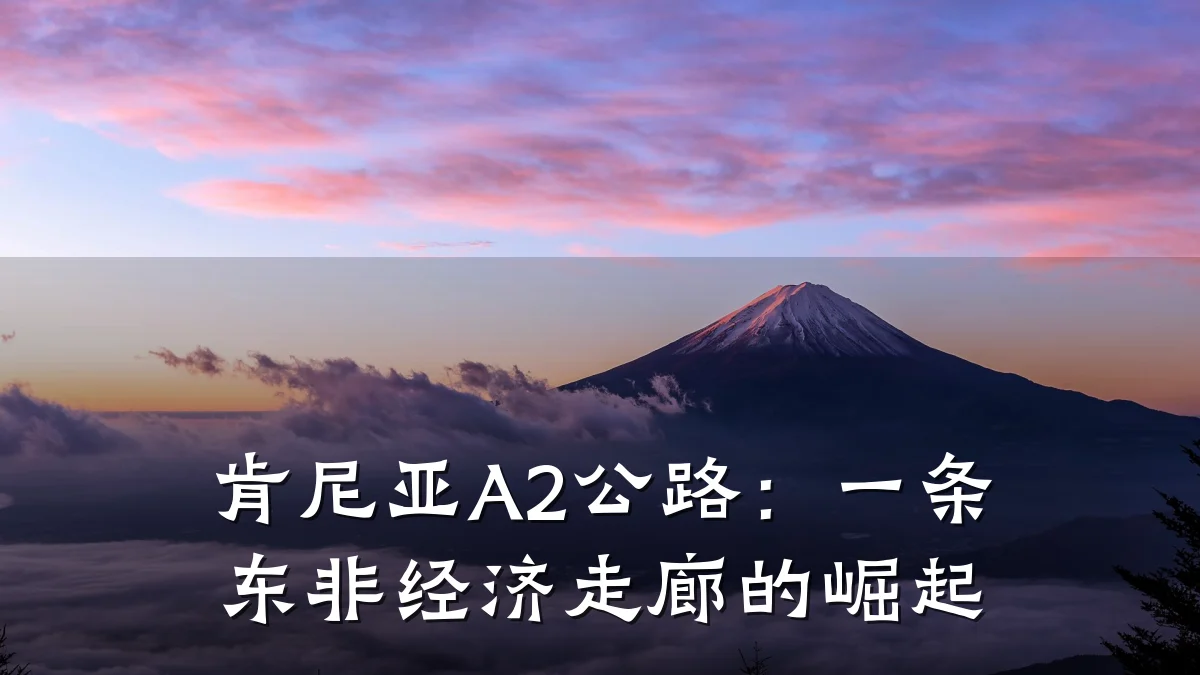 肯尼亚A2公路:一条东非经济走廊的崛起