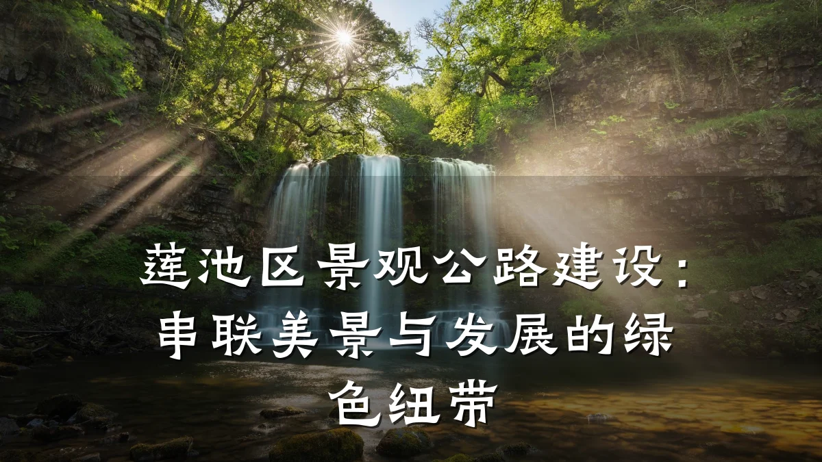莲池区景观公路建设:串联美景与发展的绿色纽带