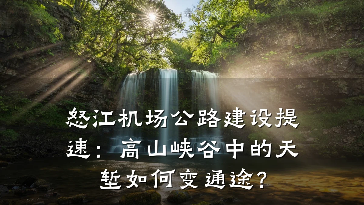 怒江机场公路建设提速：高山峡谷中的天堑如何变通途？