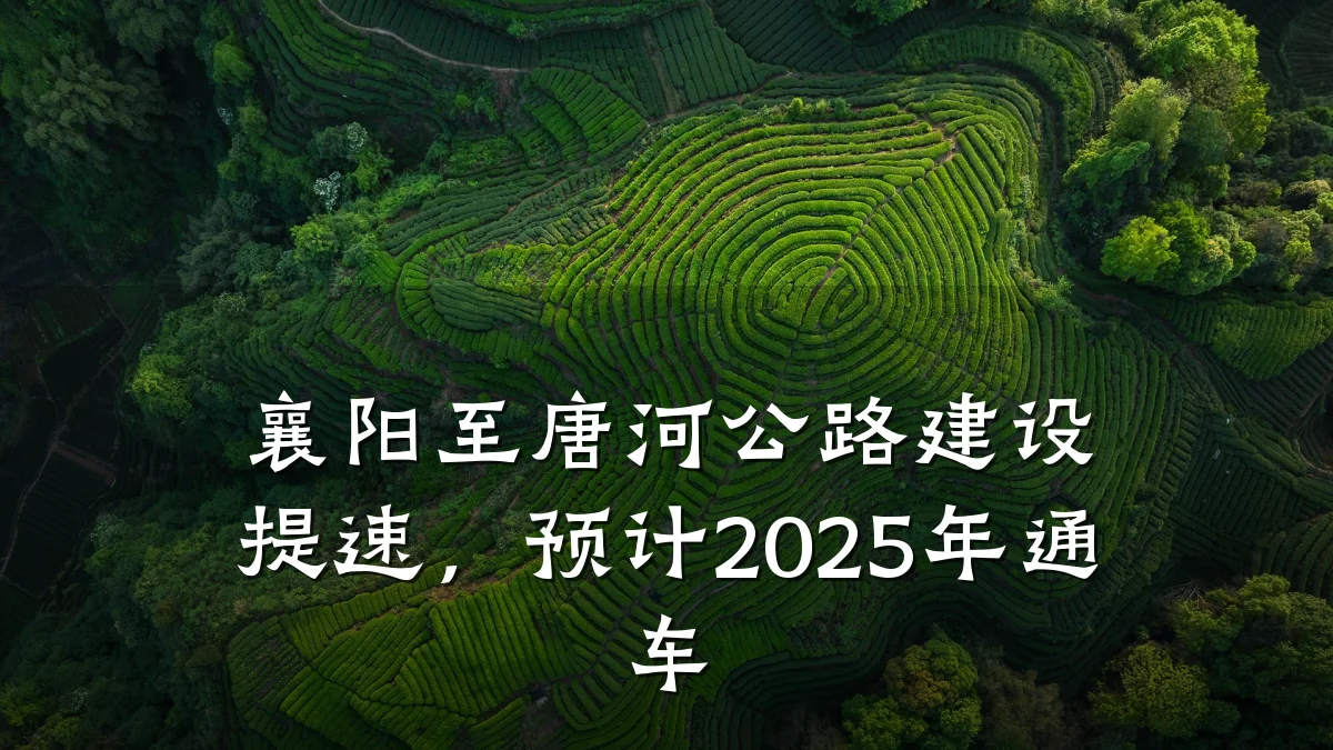 襄阳至唐河公路建设提速，预计2025年通车