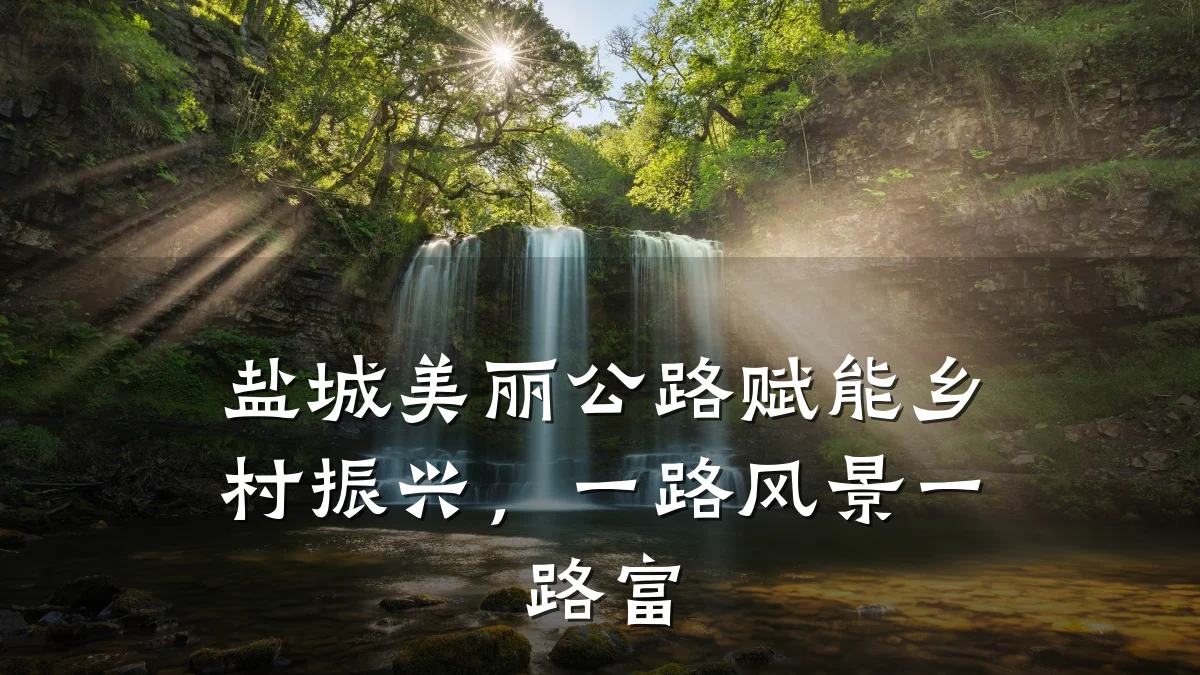 盐城美丽公路赋能乡村振兴,一路风景一路富