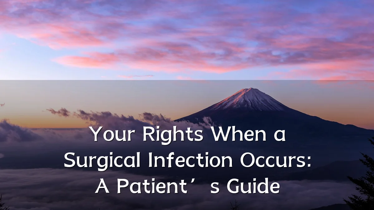 Your Rights When a Surgical Infection Occurs: A Patient’s Guide