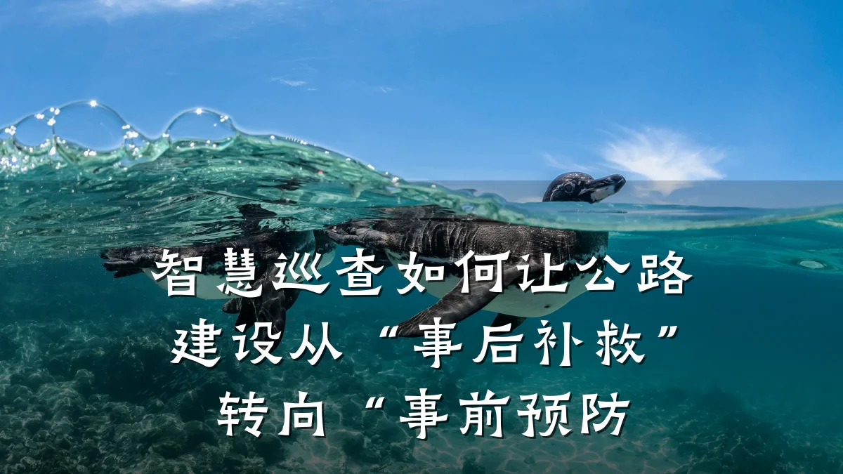 智慧巡查如何让公路建设从“事后补救”转向“事前预防