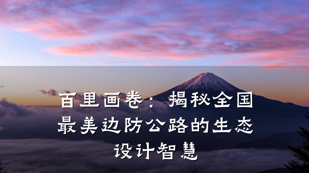 百里画卷:揭秘全国最美边防公路的生态设计智慧