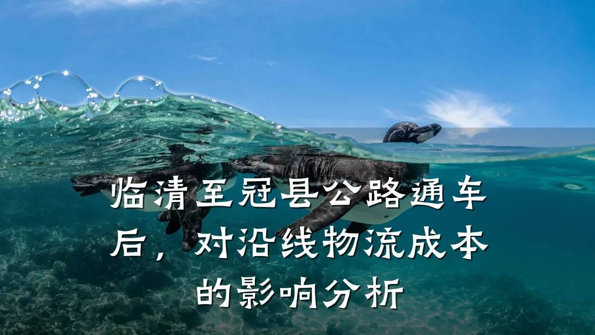 临清至冠县公路通车后,对沿线物流成本的影响分析