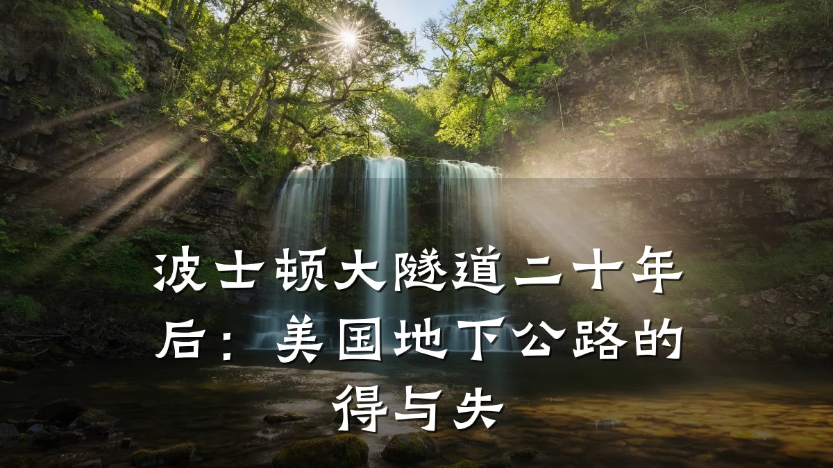 波士顿大隧道二十年后：美国地下公路的得与失