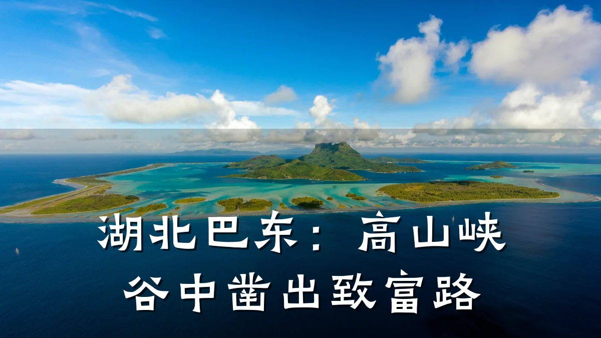 湖北巴东:高山峡谷中凿出致富路
