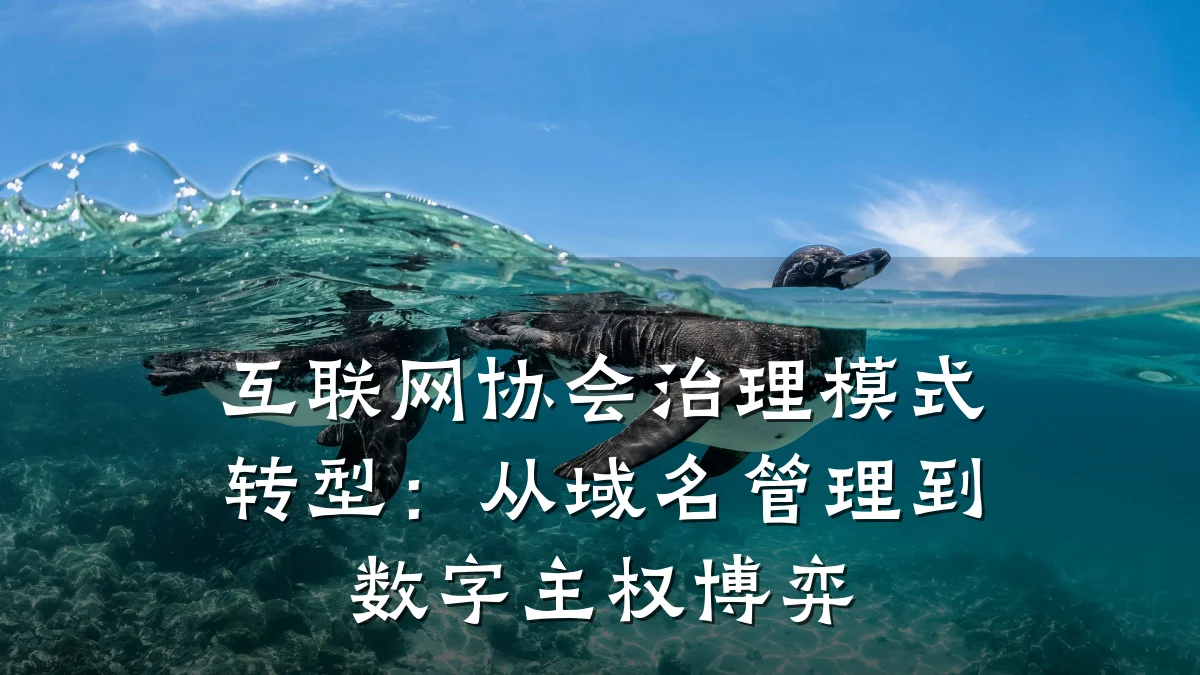 互联网协会治理模式转型：从域名管理到数字主权博弈