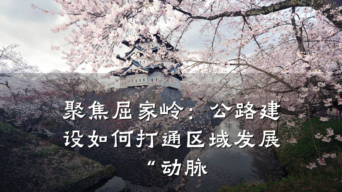 聚焦屈家岭:公路建设如何打通区域发展“动脉