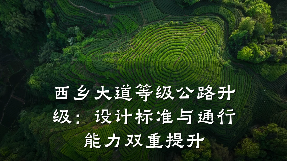 西乡大道等级公路升级:设计标准与通行能力双重提升