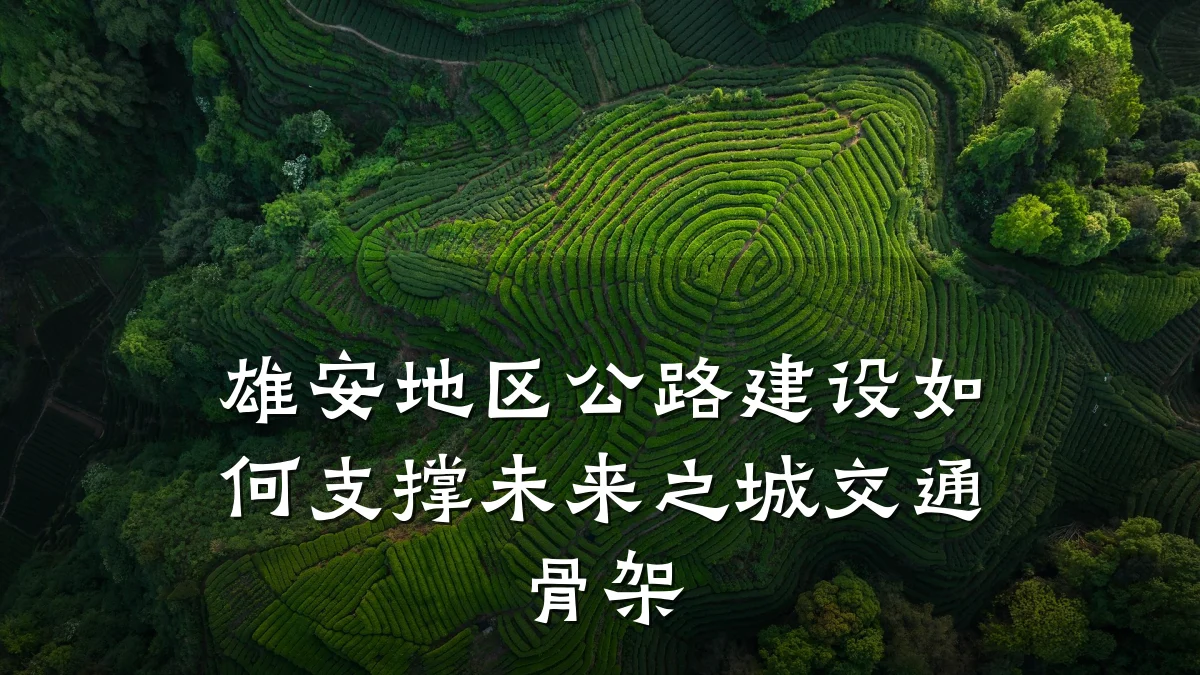 雄安地区公路建设如何支撑未来之城交通骨架