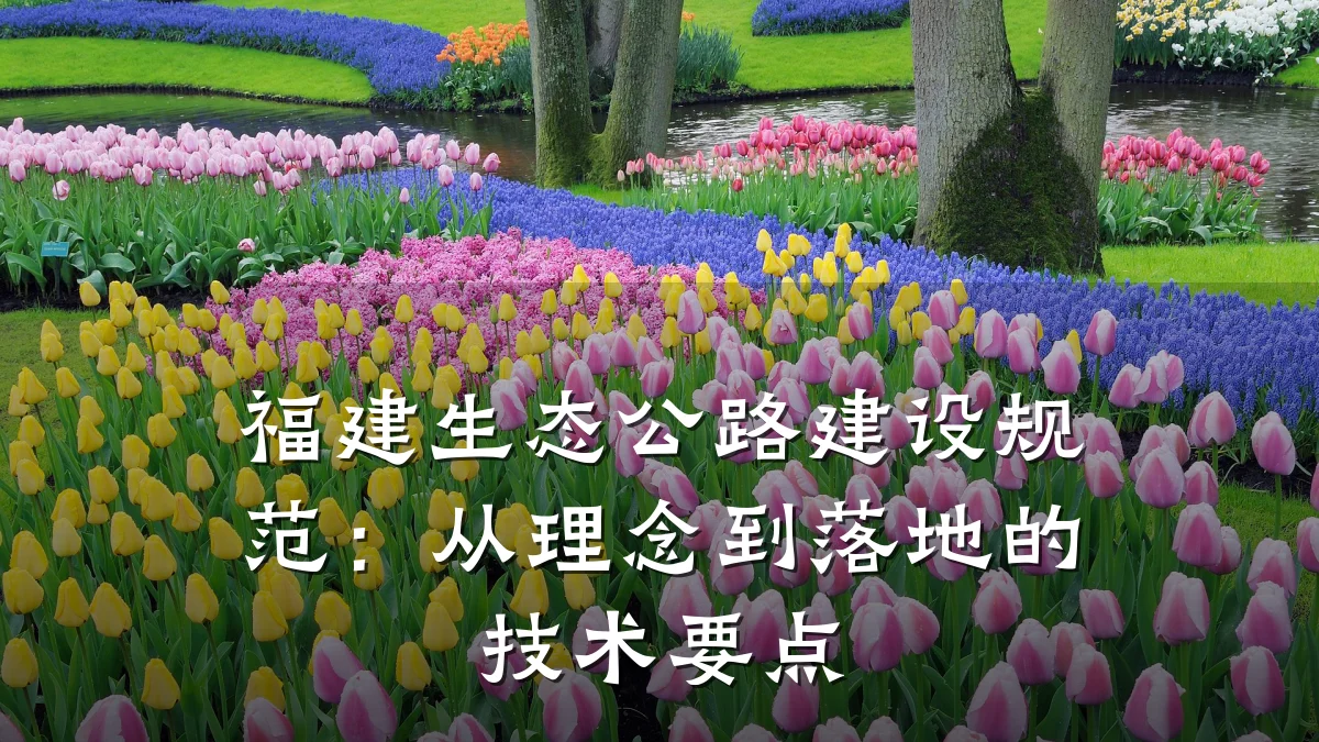 福建生态公路建设规范:从理念到落地的技术要点