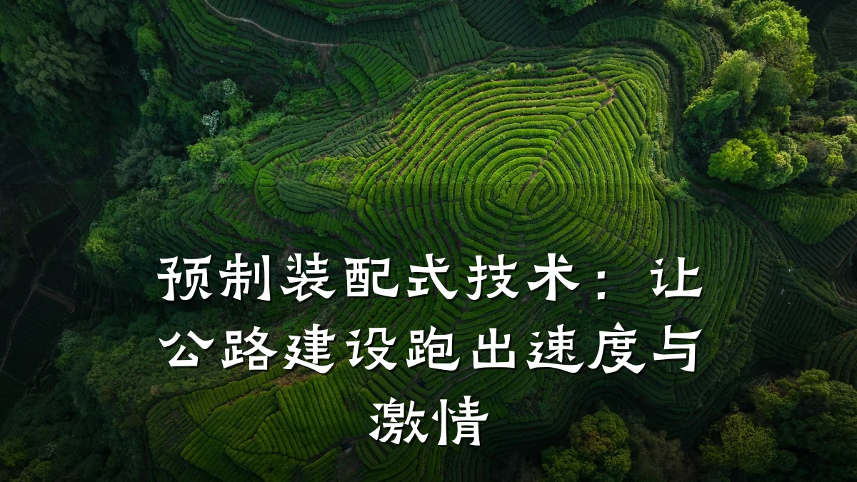 预制装配式技术:让公路建设跑出速度与激情