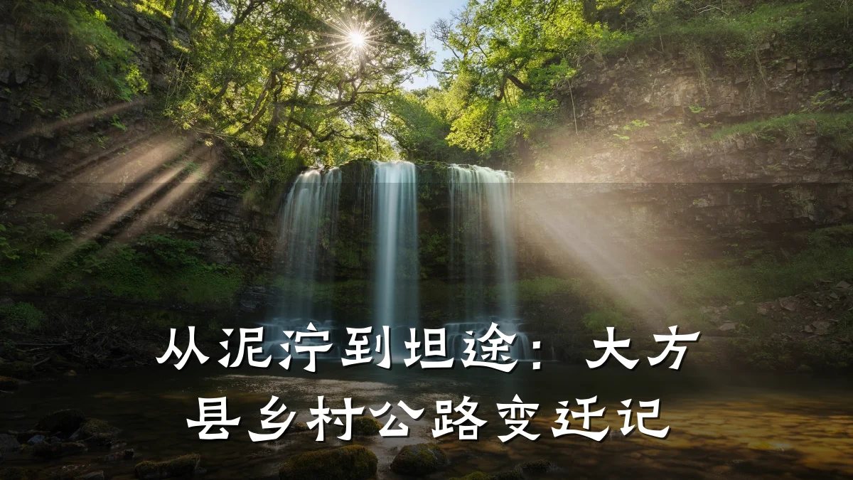 从泥泞到坦途:大方县乡村公路变迁记