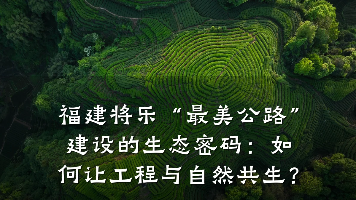 福建将乐“最美公路”建设的生态密码:如何让工程与自然共生?