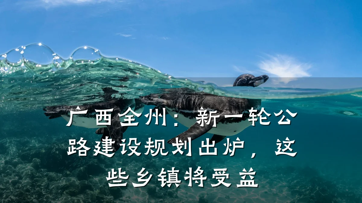 广西全州：新一轮公路建设规划出炉，这些乡镇将受益