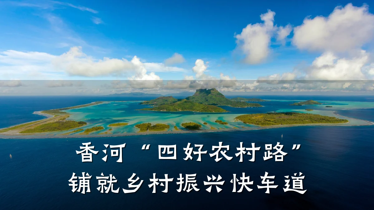 香河“四好农村路”铺就乡村振兴快车道