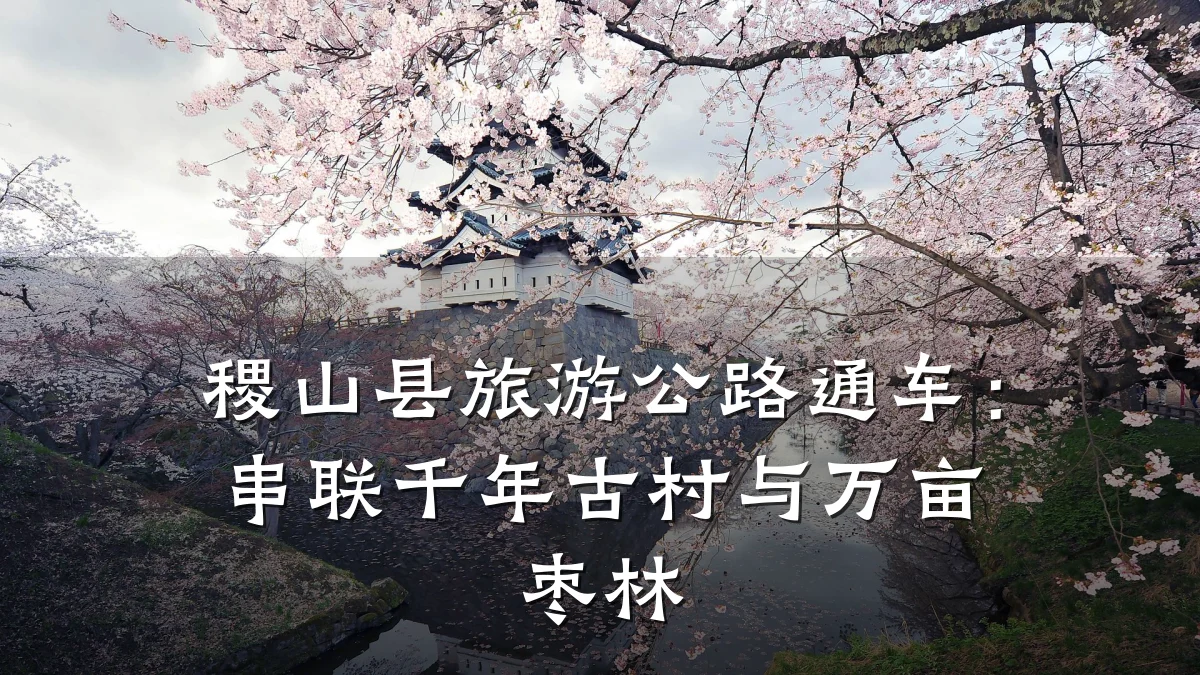 稷山县旅游公路通车:串联千年古村与万亩枣林