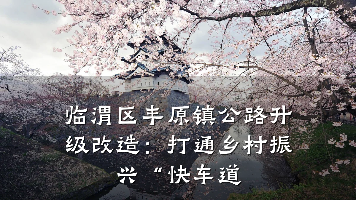 临渭区丰原镇公路升级改造:打通乡村振兴“快车道