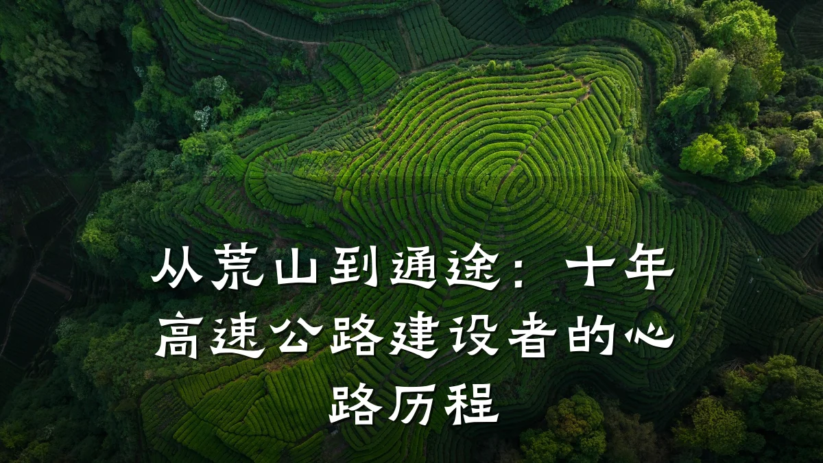 从荒山到通途：十年高速公路建设者的心路历程
